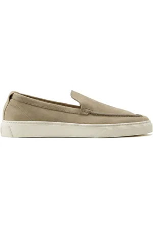 Woolrich Loafers i ruskind med mandelformet snude