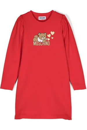 Moschino Kjole med bamsetryk og A-snit