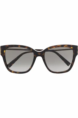 Givenchy Cat eye-solbriller med skildpaddeeffekt