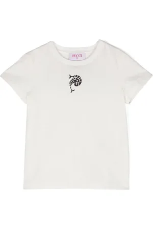 PUCCI Junior T-shirt med logotryk