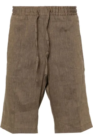 corneliani Shorts i slub-tekstur