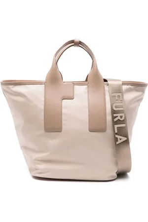 Furla Tote med logohåndtag