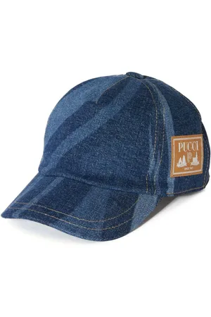 PUCCI Junior Denimkasket med Marmo-tryk