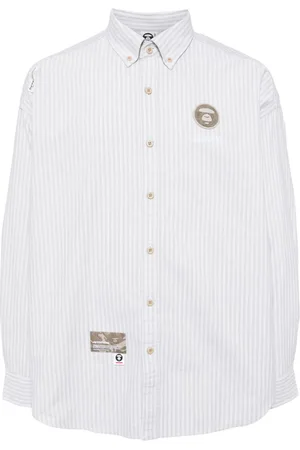 A Bathing Ape Stribet skjorte