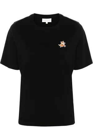 Maison Kitsuné T-shirt med Speedy Fox-applikation