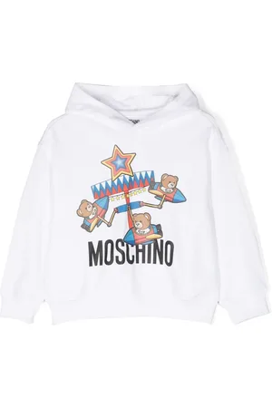 Moschino Langærmet hættetrøje med grafisk tryk