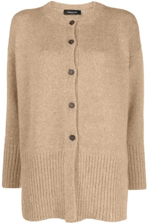 Fabiana Filippi Pailletudsmykket strikket cardigan