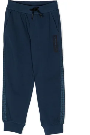 Emporio Armani Joggingbukser med løbesnor og logomærke