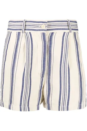 Aspesi Stribede shorts med høj talje