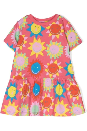 Stella McCartney Kjole med smiley-suns-tryk