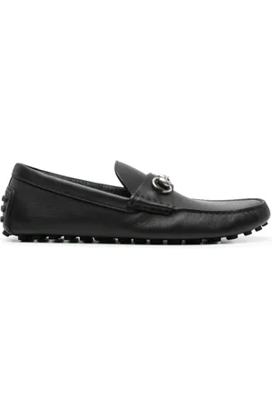 Gucci Loafers i læder med Horsebit-detalje