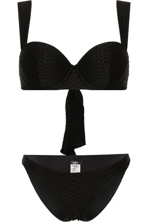Noire Swimwear Nikki bikinisæt med slangeskinds-effekt