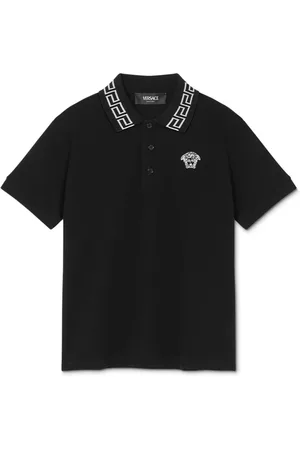 VERSACE Polo med Greca-detalje