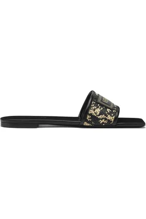 VERSACE Theia Barocco sandaler i bast