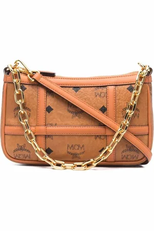 MCM Skuldertaske med monogramtryk
