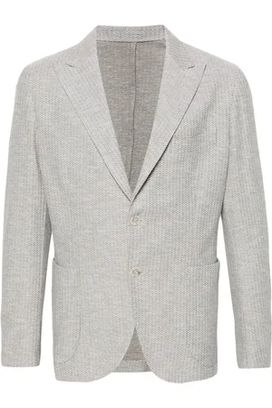 BARBA Enkeltradet blazer i jacquard