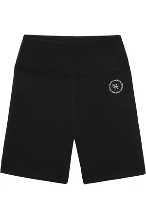 Sporty & Rich N.02 shorts med broderet logo