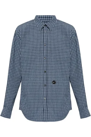 Dsquared2 Skotskternet skjorte med logomærke