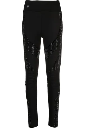 Philipp Plein Leggings med rhinstenudsmykning