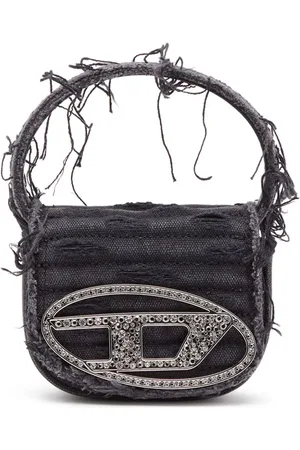 Diesel 1DR XS crossbody-taske med slitageeffekt