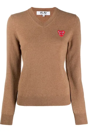 Comme des Garçons Trøje med broderet logo