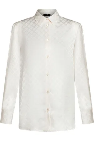 Etro Silkeskjorte i jacquard