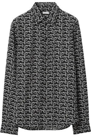 Burberry Silkeskjorte med B-snit