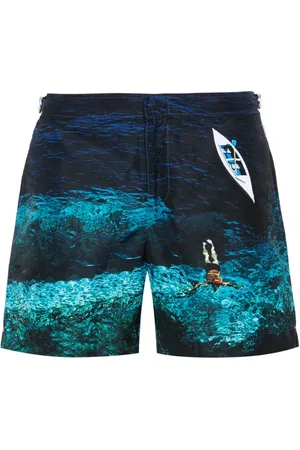 Orlebar Brown Bulldog badeshorts med fototryk