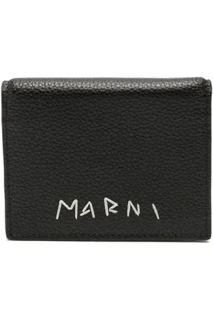 Marni Logo-broderet foldepung