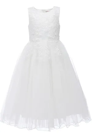 Tulleen Halsey kjole med broderi
