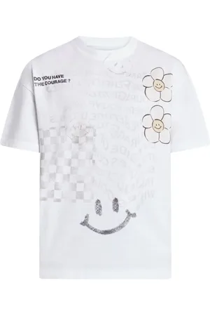 MOUTY T-shirt med grafisk tryk