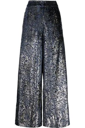 BIYAN Palazzo-bukser i jacquard