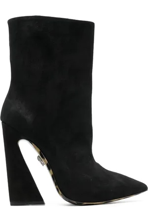 Philipp Plein 130mm ankelstøvler med leopardsål