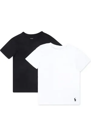 Ralph Lauren T-shirt med logo-broderi (pakke med to)