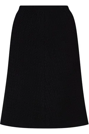 Oscar de la Renta Tweed-nederdel i uld