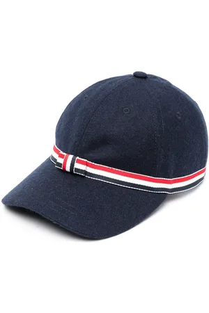 Thom Browne 4-Bar baseballkasket med sløjfe