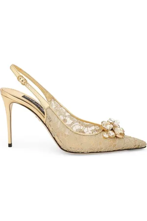 Dolce & Gabbana Rainbow 60mm pumps med blonder