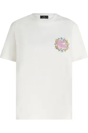 Etro Skjorte med Pegaso-broderi