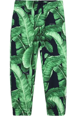 Dolce & Gabbana Joggingbukser med bananblad-tryk