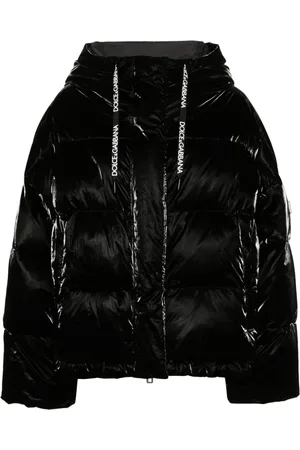 Dolce & Gabbana Dynejakke med behandlet finish