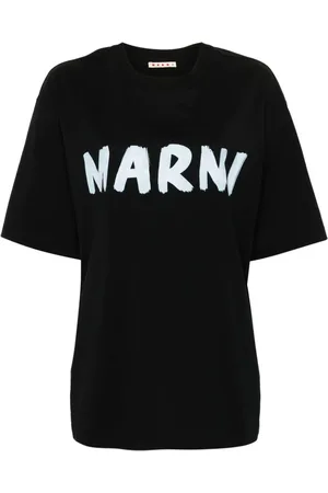 Marni T-shirt med logotryk