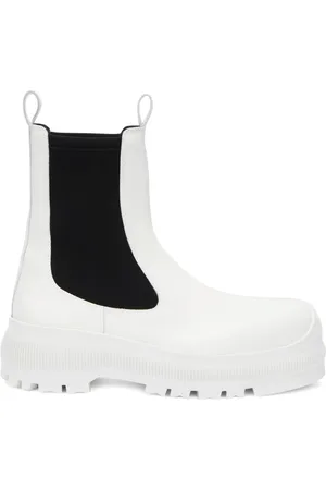 Jil Sander Slip-on ankelstøvler i læder
