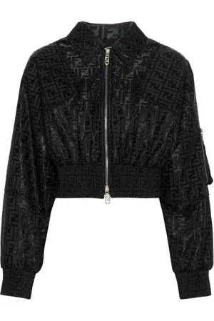 Fendi Cropped dunjakke i FF-jacquard