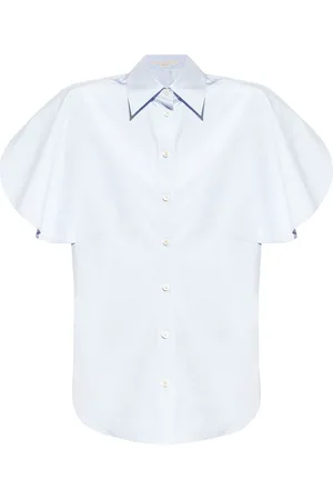 Stella McCartney Skjorte med flutter-ærmer