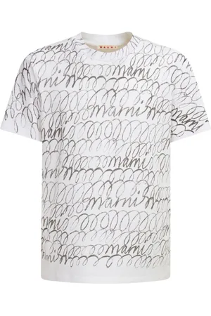 Marni T-shirt med logotryk
