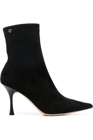 Gianvito Rossi Dunn 85mm knæhøje støvler i ruskind