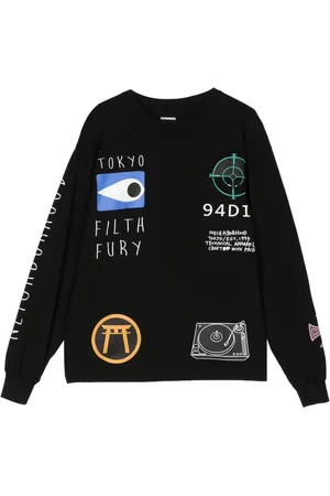 NEIGHBORHOOD T-shirt med grafisk tryk