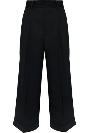 YOHJI YAMAMOTO Bukser med plisseringer