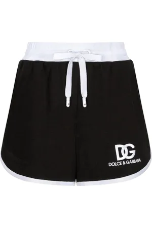 Dolce & Gabbana Nederdel med snoretræk i taljen og broderet logo