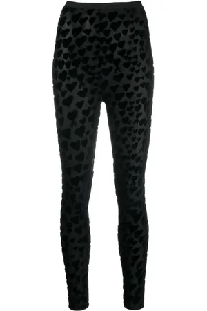 Ami Højtaljede leggings med broderet hjerte